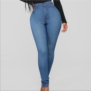 Fashion Nova Classic High Waist Skinny Jeans